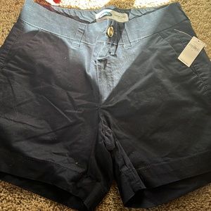 Blue dress shorts